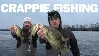 ICE FISHING WITH TIP DOWNS | CRAPPIES
