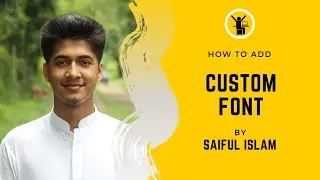 How to add custom font in Elementor