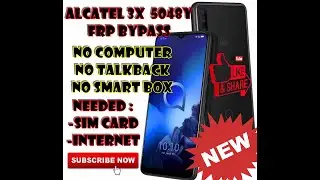 ALCATEL 3X  5048Y FRP BYPASS ADD CONTACT METHOD