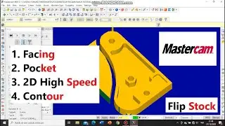 MASTERCAM X5 BASIC CNC MILLING || TUTORIAL MASTERCAM |Mudah dipahami !!