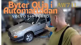 Byter Oljan o Filter i Automatlådan på Volvo 945 Turbo