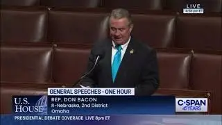 Rep. Don Bacon: PTSD awareness month floor speech  6.27.24