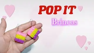 Como Fazer Pop It de Biscuit (Brincos)