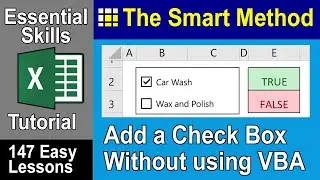09-06 Use Excel CheckBox values in formulas without VBA