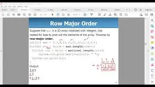 Mastering Array Lists and 2D Arrays: Adding, Searching, and Sorting in Java Class 31 | Part 3