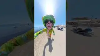 Lizard Impossible! #insta360 #busybee #chameleon #lizzard @insta360 @halloweencostumes