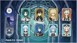 [2.5] - Genshin Impact - Abyss - Floor 12 / 9 stars - Xiao / Ayaka