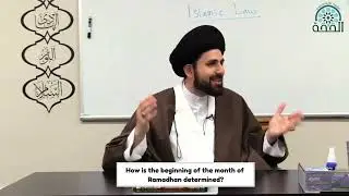 How is the beginning of the month of Ramadhan determined?