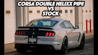 CORSA DOUBLE HELIXX PIPE VS STOCK EXHAUST | EXHAUST COMPAIRSON VIDEO