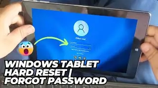 Windows Tablet Hi10 X Hard Reset | Forgot User Password Solution Without installing Windows