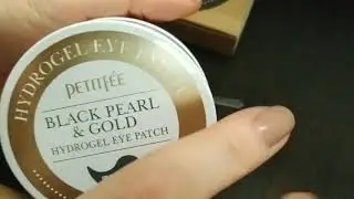 Корейские патчи Petitfee. Распаковка патчей. Патчи с жемчугом