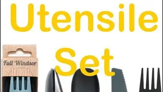 The utensil set we use in our 13 foot Scamp