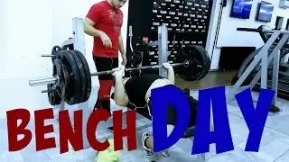 Squat and Bench Workout - Typical Powerlifting Training