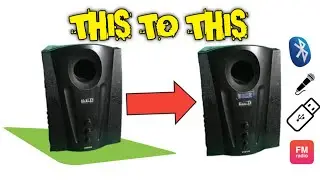 HOW TO TURN A SUBWOOFER🎵 INTO A BLUETOOTH SUBWOOFER 🎛 ||KUMAR TECH || DIY SUBWOOFER ||