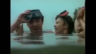 Hot Wetsuit Frogwoman fight underwater