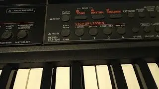 Song created in Casio CTX700 keyboard