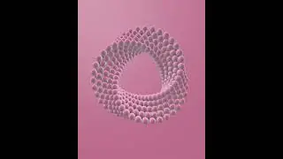 Abstract loop 3d animation - Cinema 4d 