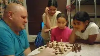 Шахматы с папой. ВАЛЕРИША