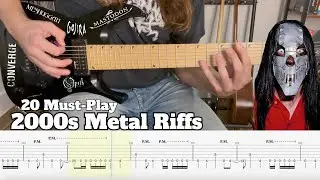 20 Must-Play 2000s Metal Riffs (with Guitar TAB)