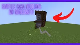 Construí uma pequena e simples casa moderna no minecraft! ° tjogos333 °
