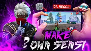 Make Your Own Sensi 📁🔥| How To Find Own Sensitivity In ff ⚙️ | No Recoil 💯 Working For All Devices 📱