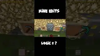 minecraft logic is boom part 1.Mine Edits #minecraftplayers #minecraftmusic #games #minecraft  #edit