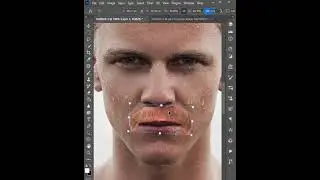 how to create facial hairs in photoshop #trendingadobe #shorts
