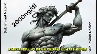 Primal Testosterone 2000ng/dl 💉 Subliminal | Awaken Absolute Masculinity #masculinity #testosterone