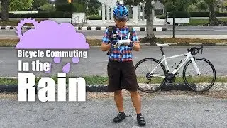 Bicycle commuting in the rain - How to ride through bad weather.