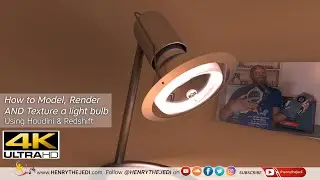 Tutorial 93 - How To Model & Texture a Light Bulb in Houdini and Render in Redshift 5