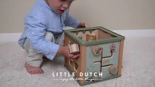 Little Dutch készségfejlesztő kocka - Little Farm