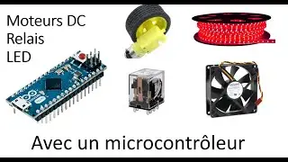 Contrôle d'une charge DC avec un microcontrôleur avec un MOSFET