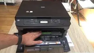 How to remove toner and DRUM Brother DCP-L2512D DCP-2532DW DCP-L2552DN TN2411 TN2421 DR2405
