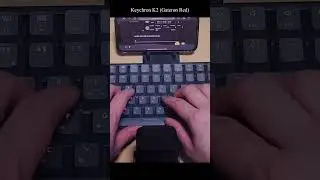 Typing with Keychron K2(with iPhone)