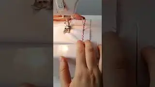 Dikiş makinesinde nakış #shorts