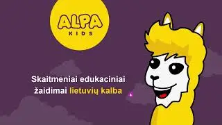 ALPA Kids elektroninių mokymosi žaidimų pristatymo vaizdo įrašas mokytojams