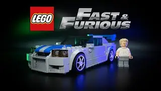 Lego форсаж 76917 2 Fast 2 Furious Nissan Skyline GT-R R34