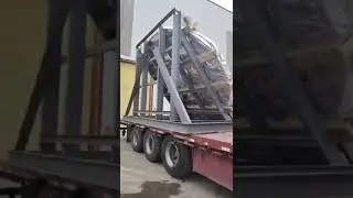 Негабаритный груз. Поставка наклонного диска общей массой 56 тонн.