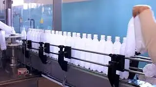 Линия розлива напитков в ПЭТ бутылку, производительностью 3000 бутылок в час