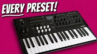 Korg Wavestate Mk2 - demoing EVERY preset! (no talking)