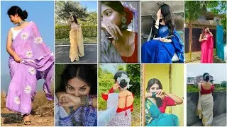 💞🌈saree poses ||💞🦋hide face profile picture poses ||😻dpz collection||💜profile pic||dp pic|| dp 143