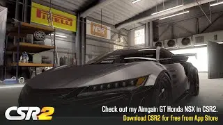 【CSR2】Aimgain GT NSX (purple/gold), shift & tune for 10.377 (10.440)