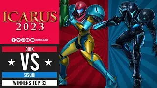 Icarus 2023: Winners Top 32 - HIVE| Quik (Samus) Vs Giants| Sisqui (Dark Samus)