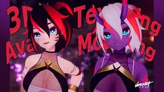 Making a Succubus VTuber Avatar from Scratch! Commission for VeronicaJae!