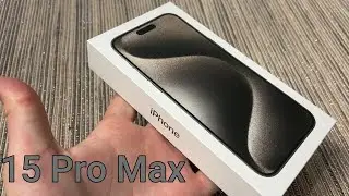 Unboxing iPhone 15 PRO MAX Natural Titanium