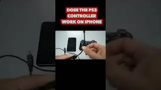 can I play with ps3 controller on my iphone