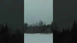 Приехал на своём миниснегоходе на зимнюю стоянку. 