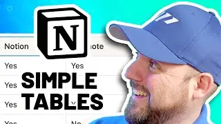 NEW Notion Feature Simple Tables