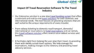 Travel Reservation Software