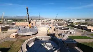 Digester Cover "Fly In" at SLC WWTP